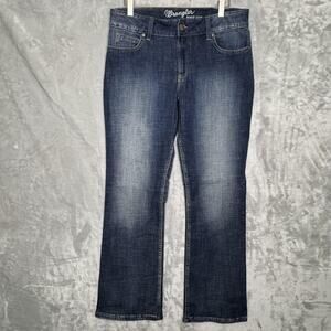 Wrangler Jeans Womens 11x32 Blue Boot Cut Stretch Denim Mid Rise Classic Fit